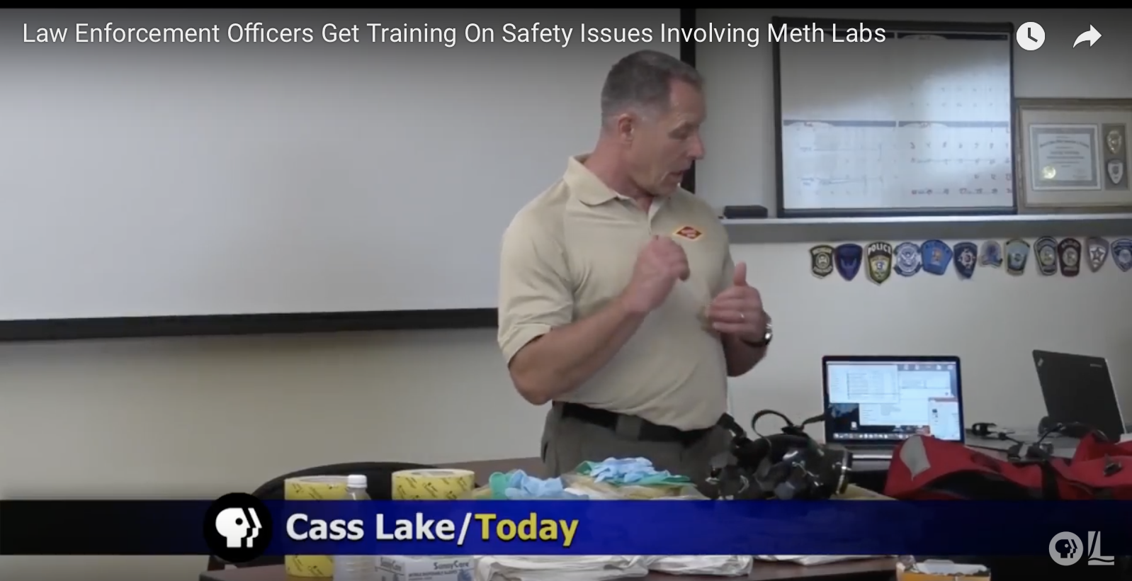 LLTC meth Lab Safety training for law enforcement officers