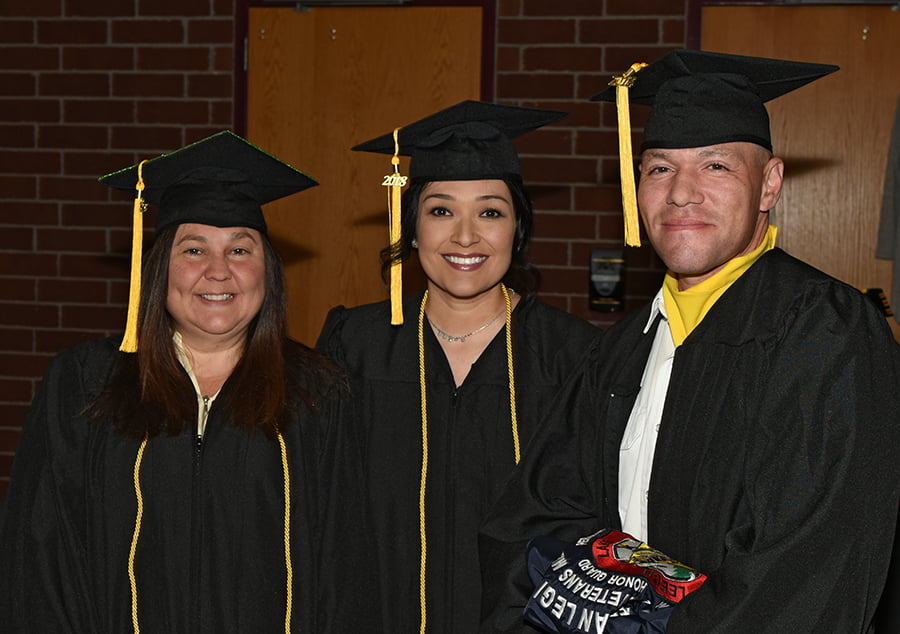 LLTC students at graduation ceremony