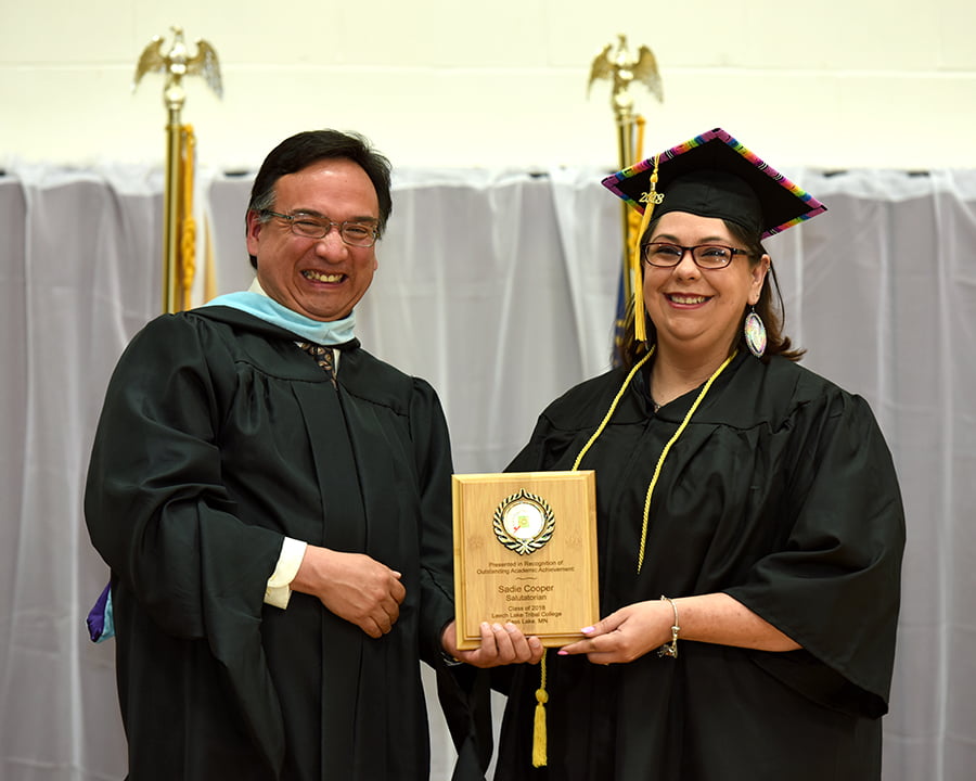 LLTC student award at graduation ceremony