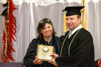 LLTC student award at graduation ceremony