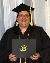 LLTC student with diploma