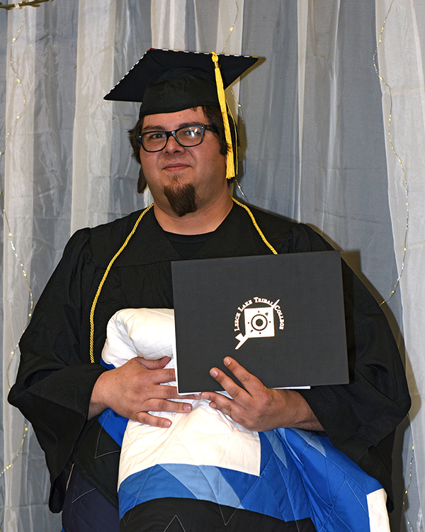 LLTC student at graduation ceremony