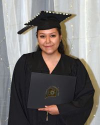 LLTC student at graduation ceremony