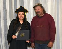 LLTC student at graduation ceremony