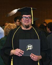 LLTC student at graduation ceremony