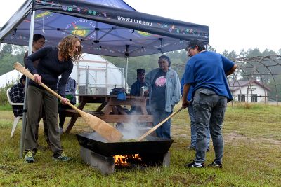 Parching Wild Rice