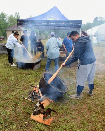 Parching Wild Rice